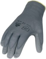 Handschuhe Gr.10 grau EN 388 PSA II Nyl.m.PU ASATEX