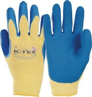 Schnittschutzhandschuhe K-TEX 930 Gr.9 blau/gelb EN 388 PSA II 10 PA