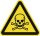 Warnzeichen ASR A1.3/DIN EN ISO 7010 200mm Warnung vor giftigen Stoffe Folie