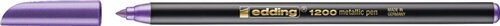 Fasermaler 1200 metallic violett metallic Strich-B.1-3mm Rundspitze EDDING