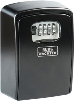 Schl&uuml;sseltresor Key Safe 40 H145xB105xT55mm m.Schutzkappe Zahlenschl.Anz.Hak.1