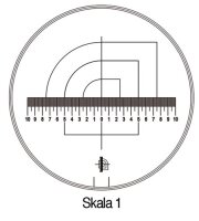 Messskala Tech-Line Skala-D.25/2,5mm Duo-Skala 1-Standard...