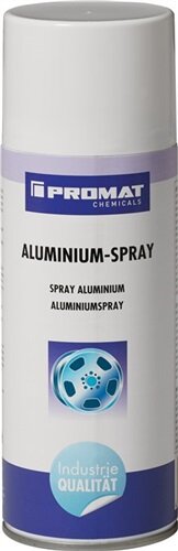 Aluminiumspray b.+300GradC (kurzzeitig) mattsilber 400 ml Spraydose