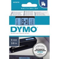 DYMO Schriftbandkassette D1 S0720710 9mmx7m schwarz auf blau