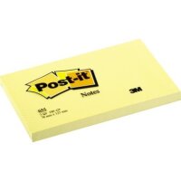 Post-it Haftnotiz Notes 655 127x76mm 100Blatt gelb
