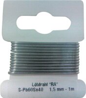 L&ouml;tdraht ISO-Core&reg; RA 1,5mm 1m S-Pb60Sn40 FELDER