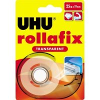 UHU Klebefilm rollafix 36965 19mmx25m transparent mit Abroller
