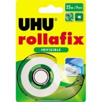UHU Klebefilm rollafix 36970 19mmx25m invisible mit Abroller