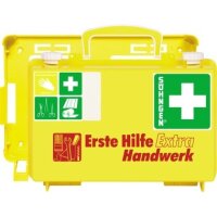 S&Ouml;HNGEN Erste Hilfe Koffer EXTRA Handwerk 0320125 DIN 13157 gelb