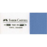 Faber-Castell Radierer KOMBI 7082-20 188220 22x12x62mm wei&szlig;/blau