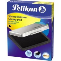 Pelikan Stempelkissen 331066 Gr.3 5x7cm Metallic-Geh&auml;use schwarz