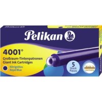 Pelikan Tintenpatrone 4001 GTP/5 310748 k&ouml;nigsblau 5 St./Pack.