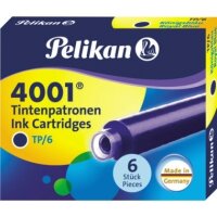 Pelikan Tintenpatrone 4001 TP/6 301176 k&ouml;nigsblau 6 St./Pack.