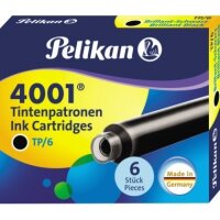 Pelikan Tintenpatrone 4001 TP/6 301218 brillantschwarz 6...