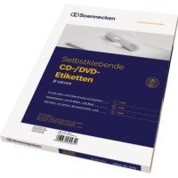 Soennecken CD/DVD Etikett 5770 116mm wei&szlig; 200...