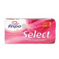 fripa Toilettenpapier Select 1030806 3-lagig wei&szlig; 8...