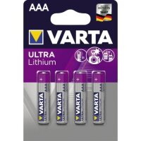 Varta Batterie 6103301404 AAA Micro 1,5V 4 St./Pack.