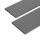 Emuca Set verstellbarer Trennelemente Schublade organisieren, 600 mm, Aluminium, Anthrazit grau