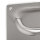 Emuca T&uuml;rgriffsatz mit Platte 17x17 cm f&uuml;r Innent&uuml;ren, L-Form, Edelstahl, satiniertes Nickel