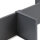 Emuca Set verstellbarer Trennelemente Schublade organisieren, 900 mm, Aluminium, Anthrazit grau