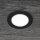 Emuca LED Einbauleuchte Mizar f&uuml;r M&ouml;bel, Durchmesser 66 mm, kein Spannungswandler ben&ouml;tigt, Stahl und Kunststoff, Nickel satin