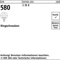Ringschraube DIN 580 M6 C 15 E 25 St&uuml;ck