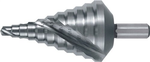 Stufenbohrer Bohrber.6,5-40,5mm HSS Spiralnut Stufen 11 RUKO