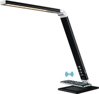 Schreibtischleuchte Alu.schwarz H.max.420mm Standfu&szlig; m.LED