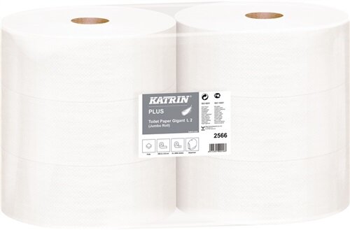 Toilettenpapier Katrin Plus Gigant L 2 2-lagig 6 RL a 2000 Blatt=12000 Bl.KATRIN