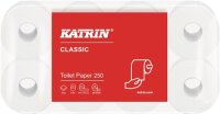 Toilettenpapier Katrin Classic 250 2-lagig 64 RL a 250...