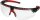 Schutzbrille Avatar&trade; EN 166 B&uuml;gel schwarz/rot,Hydro-Shield klar HONEYWELL