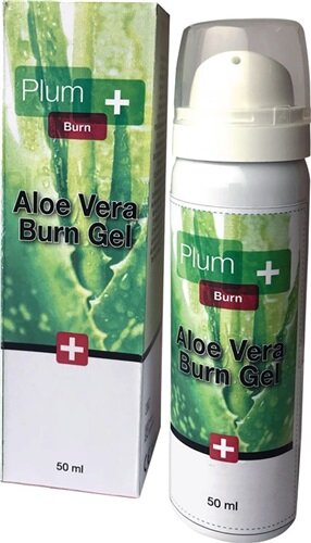 Brandwundengel Aloe Vera 50 ml Wasserbasis,transp.PLUM