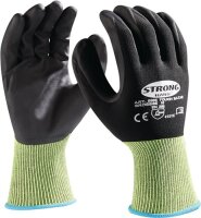 Handschuhe TOUCH BATAN Gr.9 schwarz/gelb EN 420/EN388 PSA...