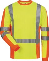 UV-/ Warnschutz-Langarmshirt Drachten Gr.L gelb/orange ELYSEE