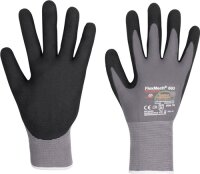 Handschuhe FlexMech 663 Gr.8 grau/schwarz Nylon/Elastan/Nitrilschaum 10 PA