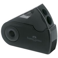 Faber-Castell Doppelspitzdose SLEEVE 182700 32x70x20mm schwarz