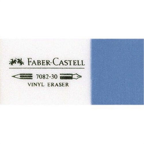 Faber-Castell Radierer KOMBI 7082-30 188230 18x12x41mm wei&szlig;/blau