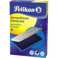 Pelikan Stempelkissen 331017 Gr.2 7x11cm Metallic-Geh&auml;use blau