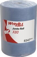 Wischtuch WypAll&reg; X80 8347 L340xB315ca.mm blau 1-lagig Rl.WYPALL