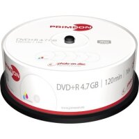 PRIMEON DVD+R 2761225 16x 4,7GB 120Min. Spindel 25 St./Pack.