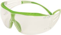 Schutzbrille SecureFit SF401 EN 166 B&uuml;gel gr&uuml;n-transp.,Scheibe klar PC 3M