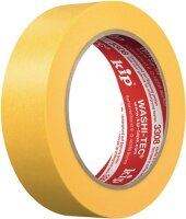 Abdeckband 3308 WASHI-TEC&reg; Premium PLUS glatt gelb L.50m B.18mm Rl.KIP
