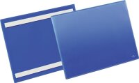 Etikettentasche B297xH210mm blau selbstkl.50St./Pack