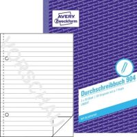 Avery Zweckform Durchschreibebuch 904 DIN A5 liniert...