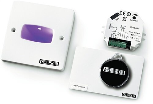 Zutrittskontrollsystem SecuLogic GCER 100 wei&szlig; IP 66 RFID-Reader Auf-/Unterputz 