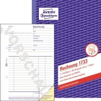 Avery Zweckform Rechnung 1733 Kleinunternehmer DIN A5 SD...