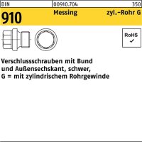 Verschlu&szlig;schraube DIN 910 Bund/Au&szlig;en-6-kt G...
