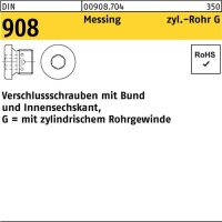 Verschlu&szlig;schraube DIN 908 Bund/Innen-6kt G 1/8 A...