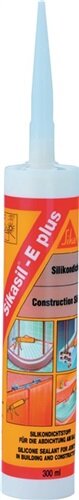 Silicondichtstoff SIKASIL E plus schwarz 300 ml Kartusche SIKA