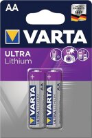 Batterie ULTRA Lithium 1,5 V AA Mignon 2900 mAh FR14505 6106 2 St./Bl.VARTA